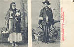 Nº 5 - SÃO MIGUEL, Costumes - Editor desconhecido - Dim. 13,9x8,8 cm - Col. A. Monge da Silva (c. 1909)