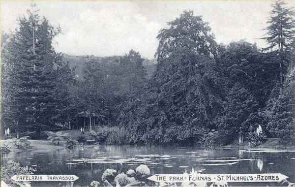 SN - FURNAS. O Parque - Edição Papelaria Travassos - Dim. 13,8x9 cm - Col. A. Monge da Silva (c. 1906)