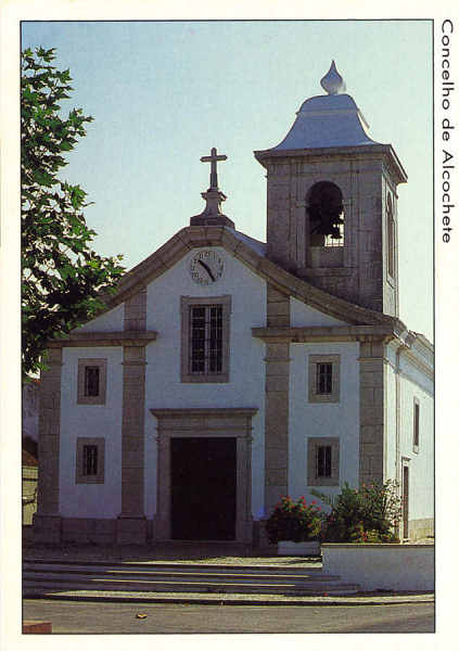 SN - ALCOCHETE. Igreja de So Brs do Samouco - Edio da Cmara Municipal de Alcochete (1993) - Dim. 15x10,5 cm - Col. Amlcar Monge da Silva