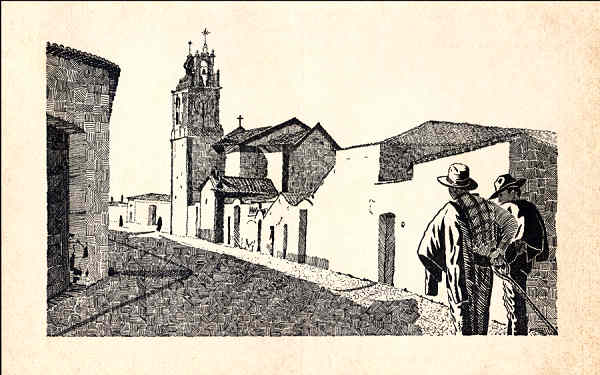 SN - ALDEIA NOVA DE SO BENTO. Igreja de So Francisco - Edio FRANCISCO DA CRUZ LOURO (desenho de 1936) - SD - Dim. 13,9x 8,9 cm - Col. A. Monge da Silva