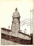 SN - ALDEIA NOVA DE SO BENTO. Uma chamin Alentejana de 1790 - Edio FRANCISCO DA CRUZ LOURO (Desenho N 29 de 1961) - SD - Dim. 14,8x10,5 cm - Col. A. Monge da Silva
