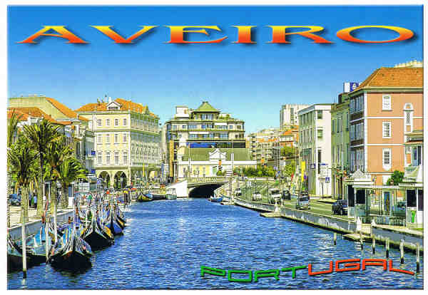 N 108 AVR - AVEIRO Canal Central, Centro da Cidade - Costa de Prata - PORTUGAL - ATLANTICPOST - Publicidade e Artes Grficas, Lda LOUL - 2006 - Dim. 15x10,5 cm - Col. Ftima Bia.