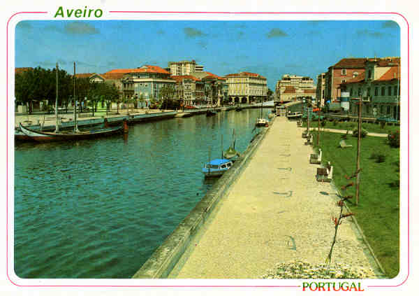 N. 13 - AVEIRO Canal Central - Ed. ncora - SD - Dim. 15x10,5cm - Col. Mrio Silva.