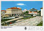 N. 23 - AVEIRO Praa Humberto Delgado e Hotel Arcada - Ed.Artes Grficas - SD - Dim. 15x10,5cm - Col. Mrio Silva.