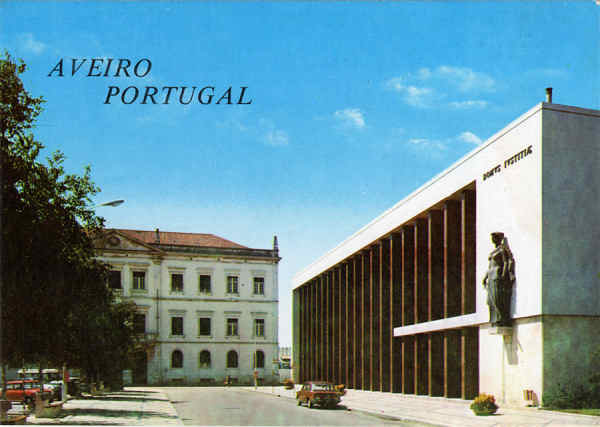 N. 335 - AVEIRO Palcio de Justia - Ed. Perla - SD - Dim. 14,8X10,5 cm - Col. Mrio Silva.