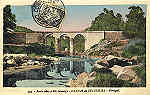 N.349 - Ponte sobre o Rio Mondego. CALDAS DA FELGUEIRA Portugal - MC 1930 - Dimenses: 14x9 cm - Col.annimo (Circulado em 1931)