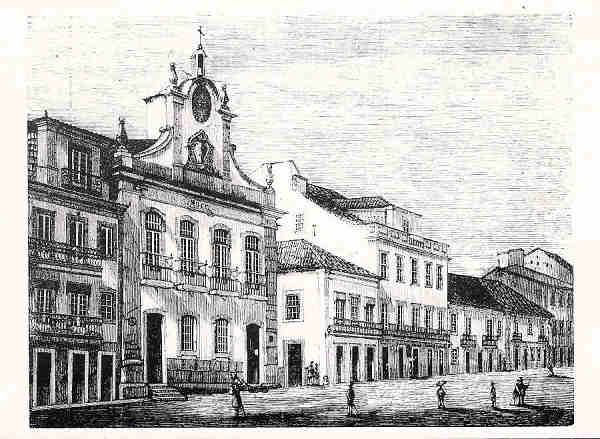 N 2 - Portugal - Caldas da Rainha. Caldas de ontem - Praa da Repblica - Editor Casa da Cultura das Caldas da Rainha - Dim. 14,4x10,5 cm. - Col. M. Chaby