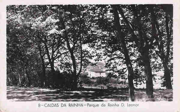 N 8 - Portugal. Caldas da Rainha. Parque da Rainha D.  Leonor - Coleco Dlia - Editado em 1955 - dim. 14x9 cm. - Col. M. Chaby