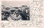 SN - Portugal. Caldas da Rainha. Praa-Mercado - Editor Cabeleireiro de Lisboa, Praa Maria Pia n 12 (Editado em 1903 - Dim. 9x14,3 cm. - Col. M. Chaby