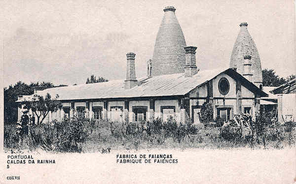 N 417 - Portugal. Caldas da Rainha. Fabrica de Faianas - Editor Paulo Emidio Guedes e Saraiva (1903) - Dim. 9x14 cm - Col. Miguel Chaby