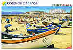 N. CCAP/G-0002 - COSTA DA CAPARICA Vista parcial da praia Almada Costa Azul PORTUGAL - Ed. ATLANTICPOST - S/D - Dim: 16x11cm - Col. Ftima Bia (2009).