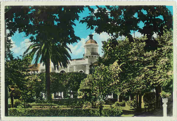 N 922 - Curia. Jardim do Parque - Ed. Grande Bazar - SD - Circulado em 1963 - Dim. 15x10,3 cm - Col.M.Soares Lopes.