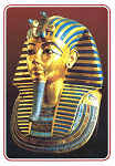 SN - A mscara dourada de Tutankhamoun - Dim. 15,7x11,1 cm - Edio El Faraana Advertising & Printing - Col. Amlcar Monge da Silva (2005)