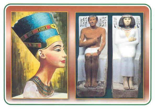 SN - Rainha Nefertiti - Dim. 15,7x11,1 cm - Edio El Faraana Advertising & Printing - Col. Amlcar Monge da Silva (2005)