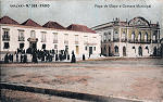 N 363 - Pao do Bispo e Camara Municipal - Edio Malva - Dim. 138x88 mm - Col. A. Monge da Silva (cerca de 1905)