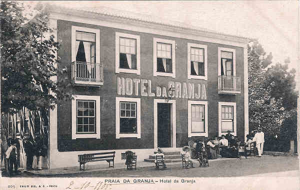 N 205 - Portugal. Granja (Vila Nova de Gaia) - Hotel da Granja - Editor Emilio Biel - Dim. 9x14 cm. - Col. M. Chaby