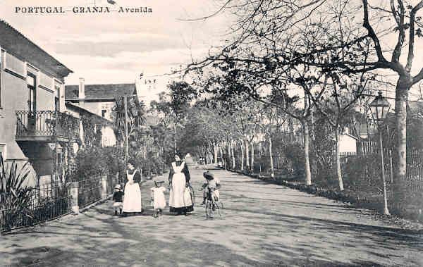 SN - Portugal. Granja (Vila Nova de Gaia). Avenida - Edio annima - Dim. 9x14 cm. - Col. M. Chaby