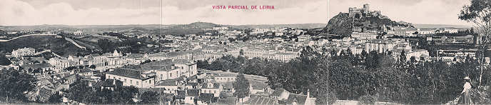 SN - Portugal. Leiria - Vista Parcial - Edio de Francisco d'Almeida Teixeira - Dim. 9x41,5 cm. - Col. M. Chaby