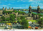 K 59 - THE TOWER OF LONDON AND TOWER BRIDGE - Ed. WESTMINSTER LONDON Distributed by KARDORAMA Ltd. (Tel. Potters Bar 52781) Printed in Ireland - SD Dim. 14,9x10,5 cm - Col. Manuel Bia (1986).