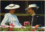 R 13 - H.R.H. Princess Anne & Princess Diana at Derby - Ed. Fincom Holdings Ltd. Tel: 01 350 0092 Photo: Bryn Colton  Printed in England - SD - Dim. 15x10,5 cm - Col. Manuel Bia (1986).