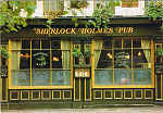 N. 50 - Sherlock Holmes Pub, Northumberland Street, London WC2 - Ed. Real Britain Limited 22 Park Street, Bristol 1. Telephone (0272) 276438 (Photo Liam Blake) - SD - Dim. 15x10,4 cm - Col. Manuel Bia (1986).