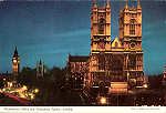 3L67 - Westminster Abbey and Parliament Square, London - Ed. John Hinde (Ireland) - Photo E. Nagele, John Hinde Studios - SD - Dim. 140x94 mm - Col. Carminda Figueiredo