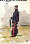 N 150-17 - Ajudante de Campo de sua Majestade El-Rei, 3 uniforme, 1866 - Aguarela do Cor. Ribeiro Artur - Edio Jornal do 