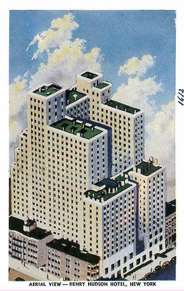 N 25655 - Henry Hudson Hotel - Editor The Dexter Press, Pearl River - Dim. 13,9x8,9 cm - Col. A. Monge da Silva (cerca de 1950)