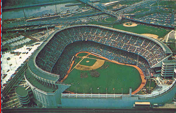 N PK101737 - Yankee Stadium - Editor Ogden Foods Service Corp. - Dim. 13,9x9 cm - Col. A. Monge da Silva (cerca de 1980)