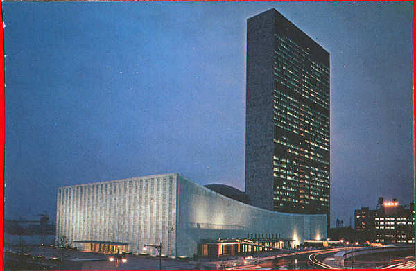  N P321595 - United Nations (3) - Editor Ogden Foods Service Corp. - Dim. 13,9x9,0 cm - Col. A. Monge da Silva (cerca de 1980)