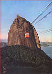 N 184 - Bondinho da Urca-Po de Acar - Dim. 15,0x10,5 cm - Editora Grfica Franco Brasileira, Rio -  Col. A. Monge da Silva (1970)