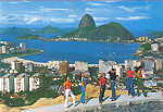 N 12 - Enseada de Botafogo - Dim. 15x10,4 cm - Editora Brastur, Rio - Adquirido em 1974 -  Col. A. Monge da Silva (1973)