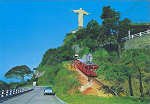  N 14 - Caminho do Corcovado - Dim. 15x10,4 cm - Editora Brastur, Rio - Adquirido em 1974 -  Col. A. Monge da Silva (1973)