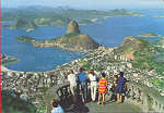 N 18 - Mirante do Corcovado - Dim. 15x10,4 cm - Editora Brastur, Rio - Adquirido em 1974 -  Col. A. Monge da Silva (1973)