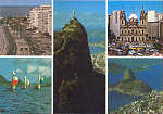 SN - Aspectos da Cidade maravilhosa - Dim. 14,8x10,4 cm - Editora Mercator, S Paulo - Circulado em 1974 -  Col. A. Monge da Silva