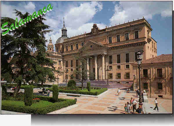 N 125 - Salamanca.  Palacio de Anaya (Facultad de Filosofia) - Ed. Arribas - Dim.15x10,3 cm - Col. Mrio Silva