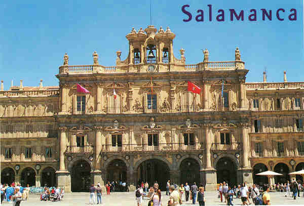 N 165 - Salamanca. Ayuntamiento - Ed. Arribas - Dim. 15x10,3 cm - Col. Mrio Silva