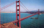 N 5P89048 - San Francisco - Golden Gate Bridge (7) - Editor Smith Novelty Co, San Francisco - Dim. 14x9 cm - Col. Amlcar Monge da Silva (- Adquirido em 1979)