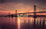 N C29423 - San Francisco - Oakland Bay Bridge (3) - Editor Smith Novelty Co, San Francisco - Dim. 14x9 cm - Col. Amlcar Monge da Silva (- Adquirido em 1979)