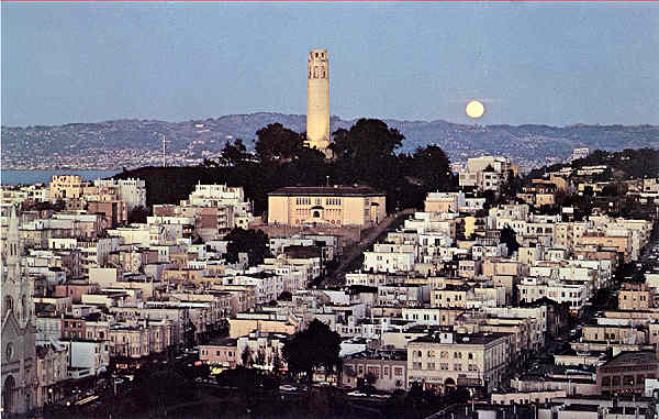 N C32453 - San Francisco - Coit Tower - Editor Smith Novelty Co, San Francisco - Dim. 14x9 cm - Col. Amlcar Monge da Silva (- Adquirido em 1979)