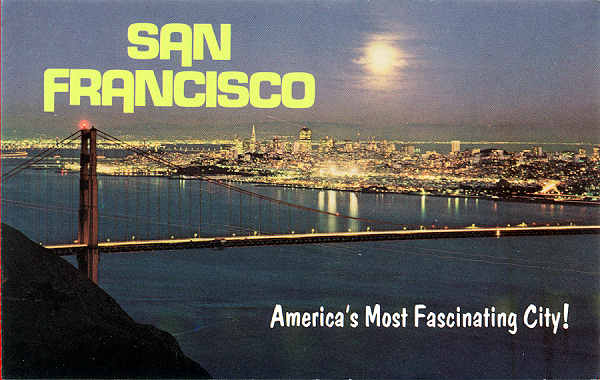 N C32480 - San Francisco - Golden Gate Bridge (3) - Editor Smith Novelty Co, San Francisco - Dim. 14x9 cm - Col. Amlcar Monge da Silva (- Adquirido em 1979)