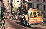 P309447 - San Francisco - Cable car on San Francisco hill (2) - Editor Smith Novelty Co, San Francisco - Dim. 14x9 cm - Col. Amlcar Monge da Silva (- Adquirido em 1979)