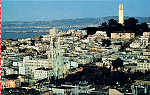 P309452 - San Francisco - Historic Telegraph Hill and Coit Tower - Editor Smith Novelty Co, San Francisco - Dim. 14x9 cm - Col. Amlcar Monge da Silva (- Adquirido em 1979)