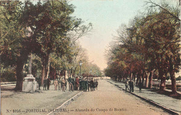 N 1046 - Alameda do Campo de Bomfim - Editor desc. - Dim. 140x90 mm - Col. A. Monge da Silva (anterior a 1910)