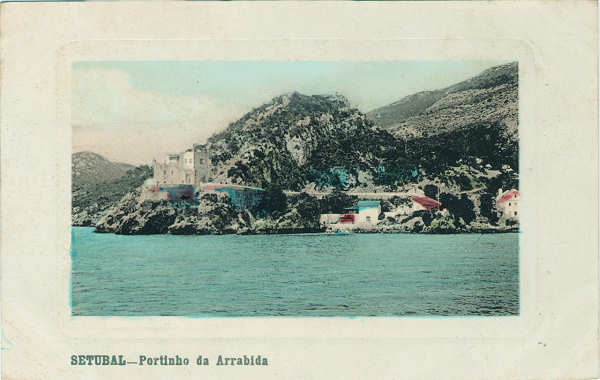 S/N - Portinho da Arrabida - Editor desc. - Dim. 140x89 mm - Col. A. Monge da Silva (anterior a 1910)
