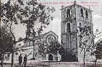 N 9 - Adro e Igreja de Santa Maria dos Olivais - Colleco da Havaneza de Thomar - 14x8,8 cm - Col. A. Monge da Silva (cerca de 1905)