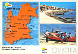 Ref 78, TORREIRA (MURTOSA), Aspectos da Av. Marginal; Pescadores preparando a rede; Regio de Turismo..., Ed. Francisco Ms, ???, SD, Dim. 150x105 mm, Col. Nela d'Almeida