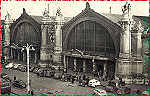 SN - Tours (Indre-&-Loire), A Gare - Edit Augnain & Bernard,Tours - SD - Dim. - 13,7x8,7 cm - Col. Amlcar Monge da Silva (C. 1950)