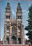 N 7 - Tours (Indre-&-Loire), A catedral de St Galien - Edit Artaud pre et fils, Nantes- SD - Dim. 15,0x10,4 cm  - Adquirido em 1962 - Col. Amlcar Monge da Silva (1962)