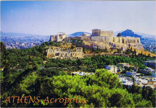 N. 151 - GRCIA - ACRPOLE DE ATENAS - Ed. Spyridon Spyrou * Photo Gallery Aegina T.K 18 010 T.TH 27 Grcia * Tel:22970 26584 Mobil 6944186944 - SD - Dim. 16x11 cm - Col. Ftima Bia (2007)